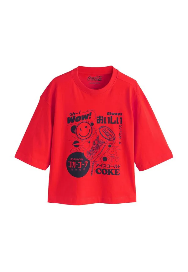 

Футболка с графическим принтом coca-cola Next, Red, Красный, Футболка с графическим принтом coca-cola Next, Red