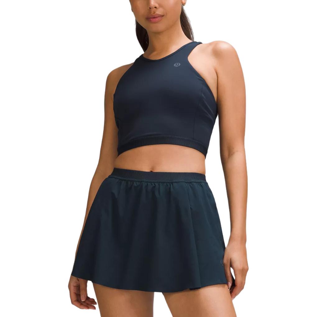 

Женская спортивная рубашка без рукавов Lululemon, Marine Blue/Navy Blue