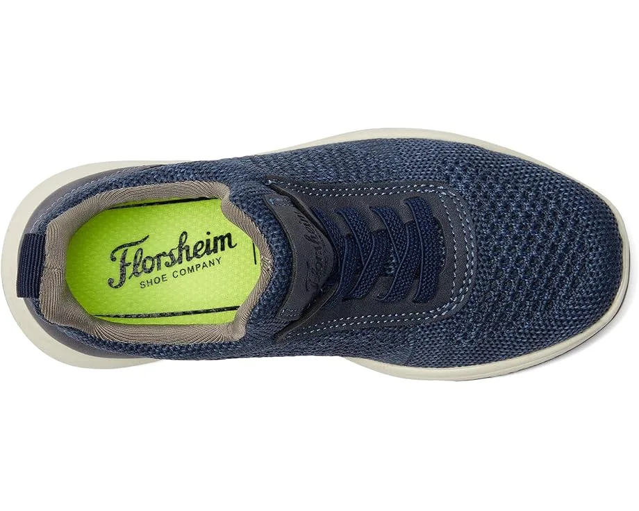 Кроссовки Florsheim Kids Satellite Knit Elastic Lace Slip-On Jr. (Toddler/Little Kid/Big Kid), Navy — фото 2