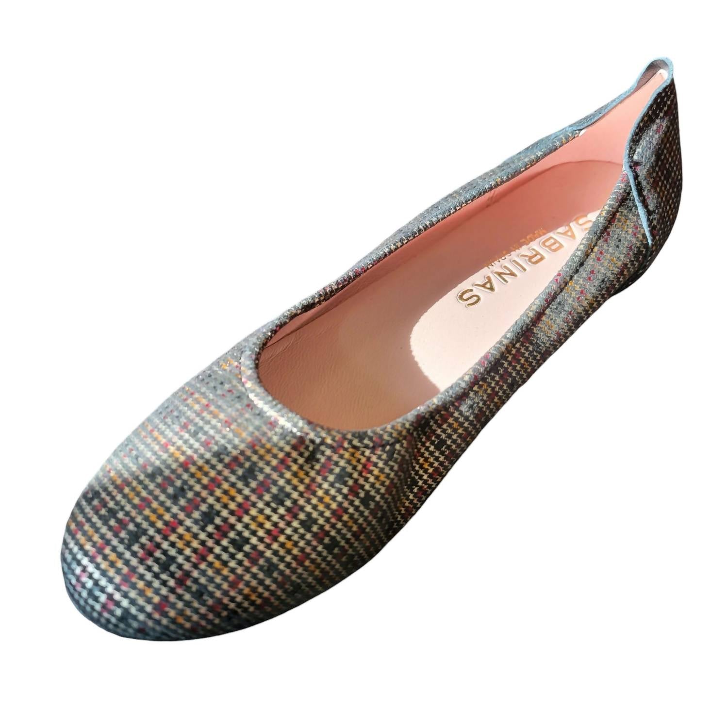 Женские туфли London в разноцветную ломаную клетку Sabrinas, цвет multi houndstooth — фото 2