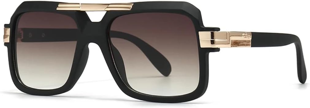 

Солнцезащитные очки с защитой UV400 | Большая оправа, двойная перемычка, градиентный цвет | для женщин и мужчин, для занятий спортом на открытом воздухе и вождения DSVIGF, Coffee