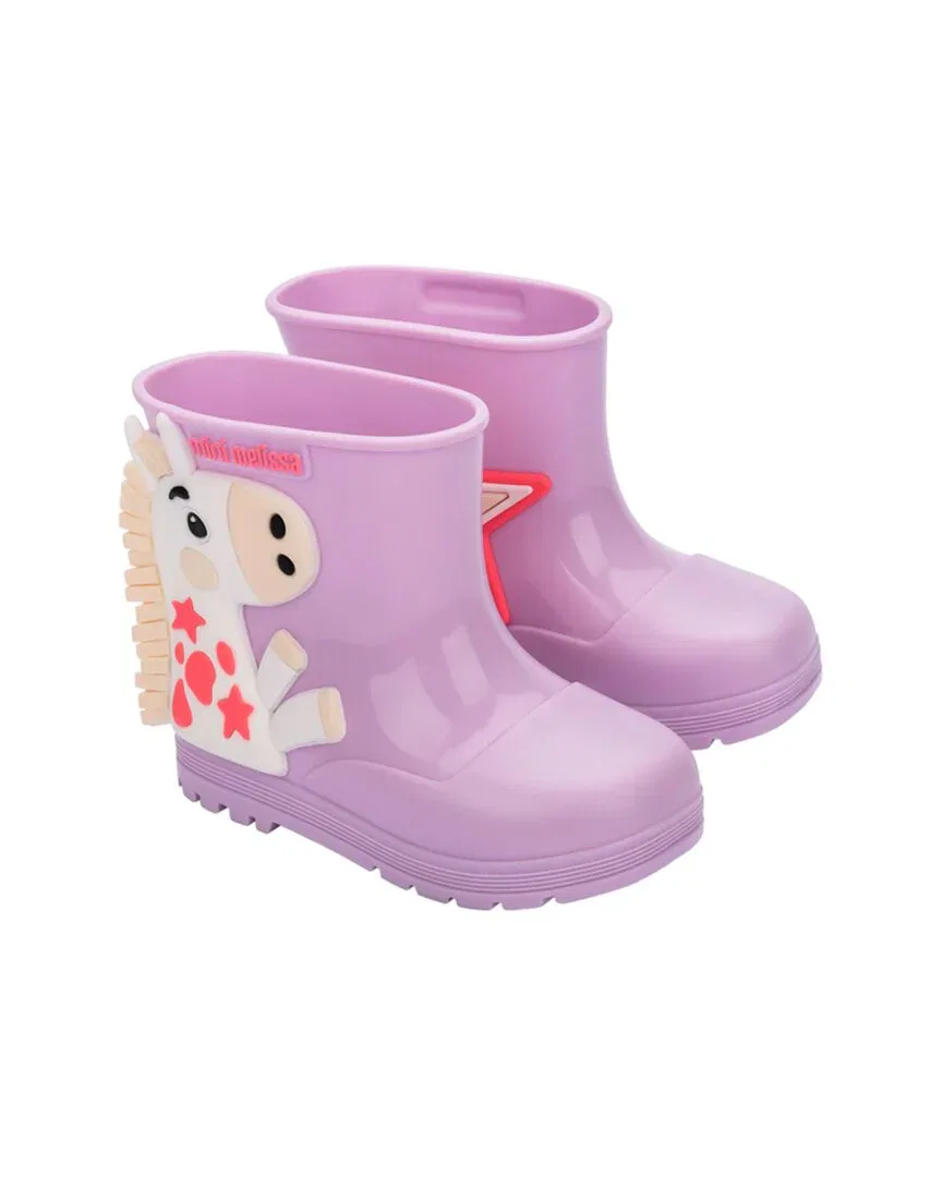 Детские сапоги Mini Melissa Welly Wonderland, фиолетовый