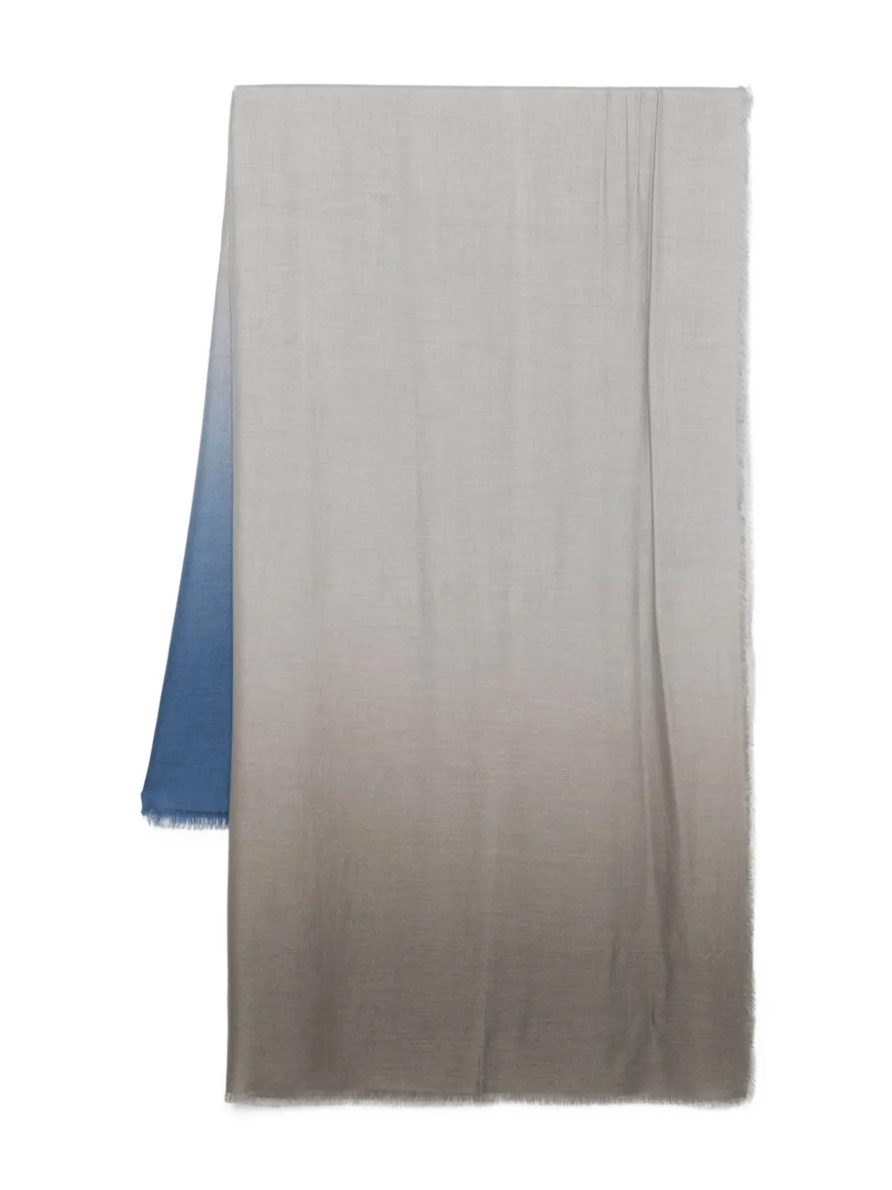 

Шарф с эффектом омбре D'Aniello, серый