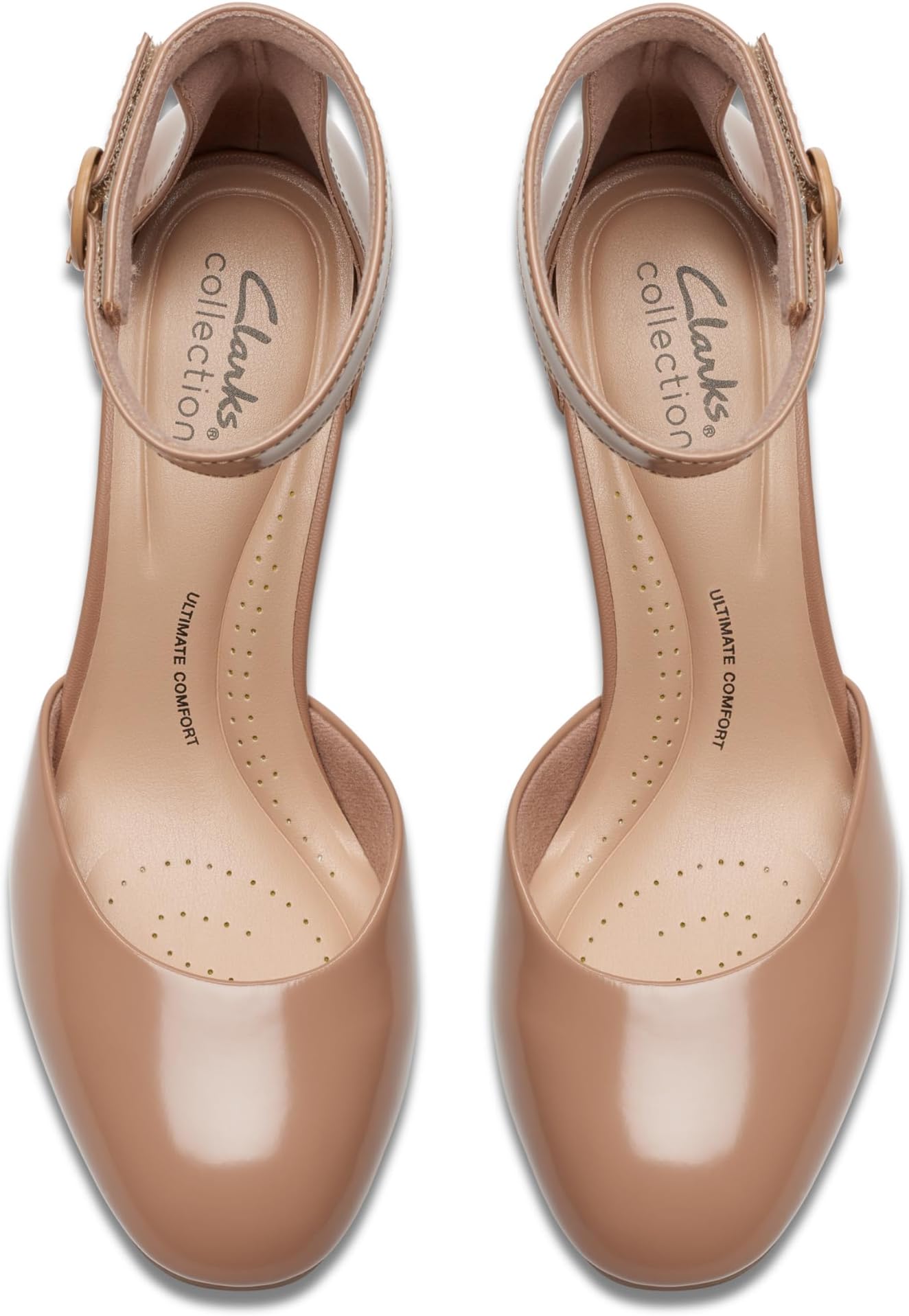 Туфли Clarks Ambyr 2 Cove, цвет Warm Beige Synthetic — фото 2