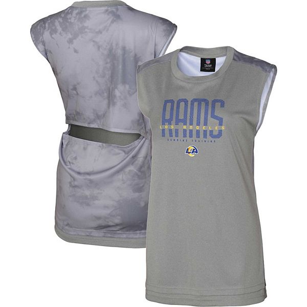 

Женская серая футболка Los Angeles Rams No Sweat Outerstuff, Серый, Женская серая футболка Los Angeles Rams No Sweat Outerstuff