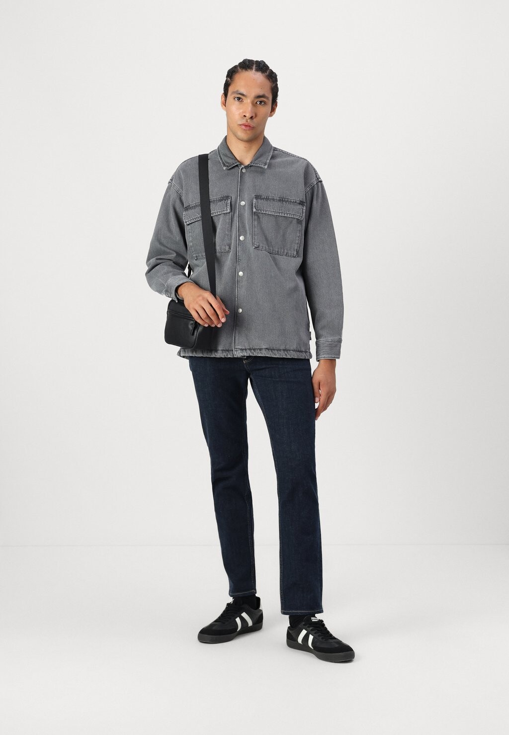

Рубашка UTILITY OVERSHIRT Edwin, серый деним