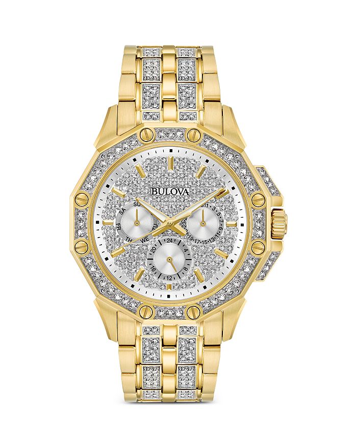 

Хрустальные часы Bulova, 42 мм