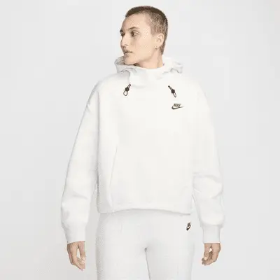 

Худи Nike Sportswear Tech Fleece, цвет Light Grey/Heather/Black