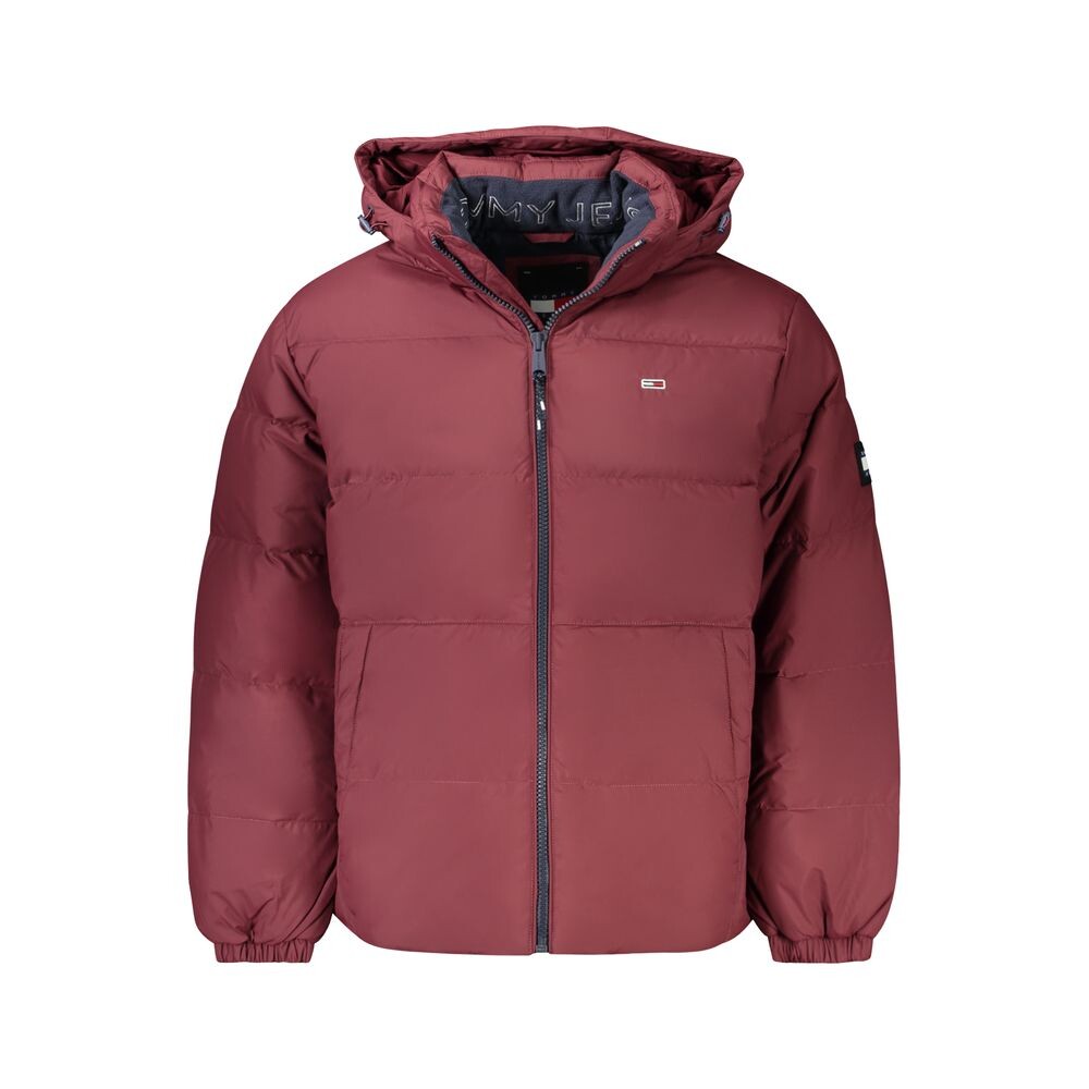 

Красная мужская куртка из полиэстера Tommy Hilfiger