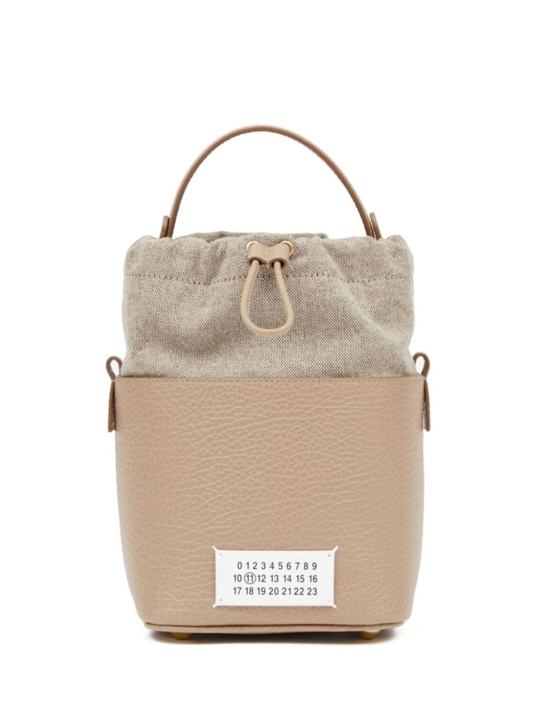 

Маленькая сумка-ведро Maison Margiela 5AC, нейтральный цвет