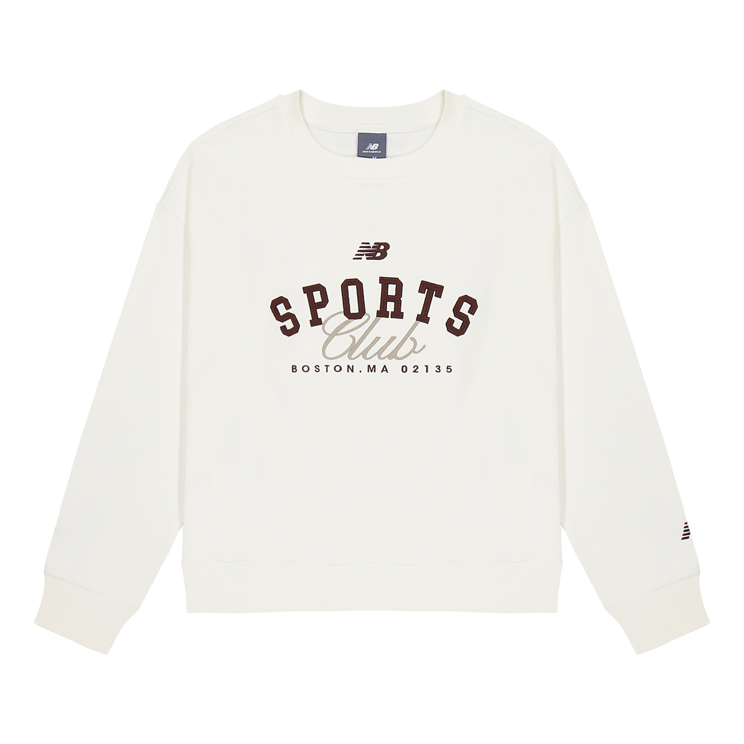 

Свитшот женский CIC с круглым вырезом, умеренно свободный, Regular New Balance, cic