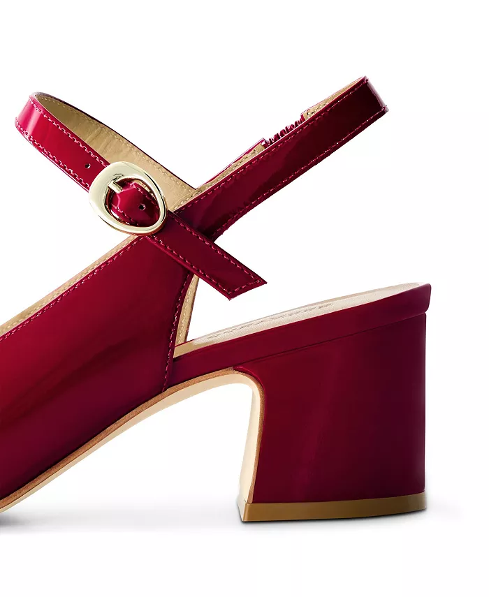 Туфли-лодочки с открытым носком Bernardo Bailen Mary Jane Bernardo Footwear, красный — фото 3