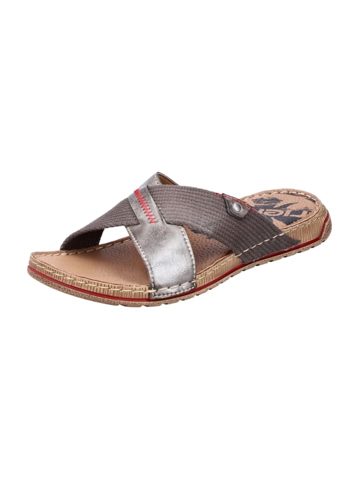 

Туфли на шнуровке rieker Komfort Sandalen, серебряный