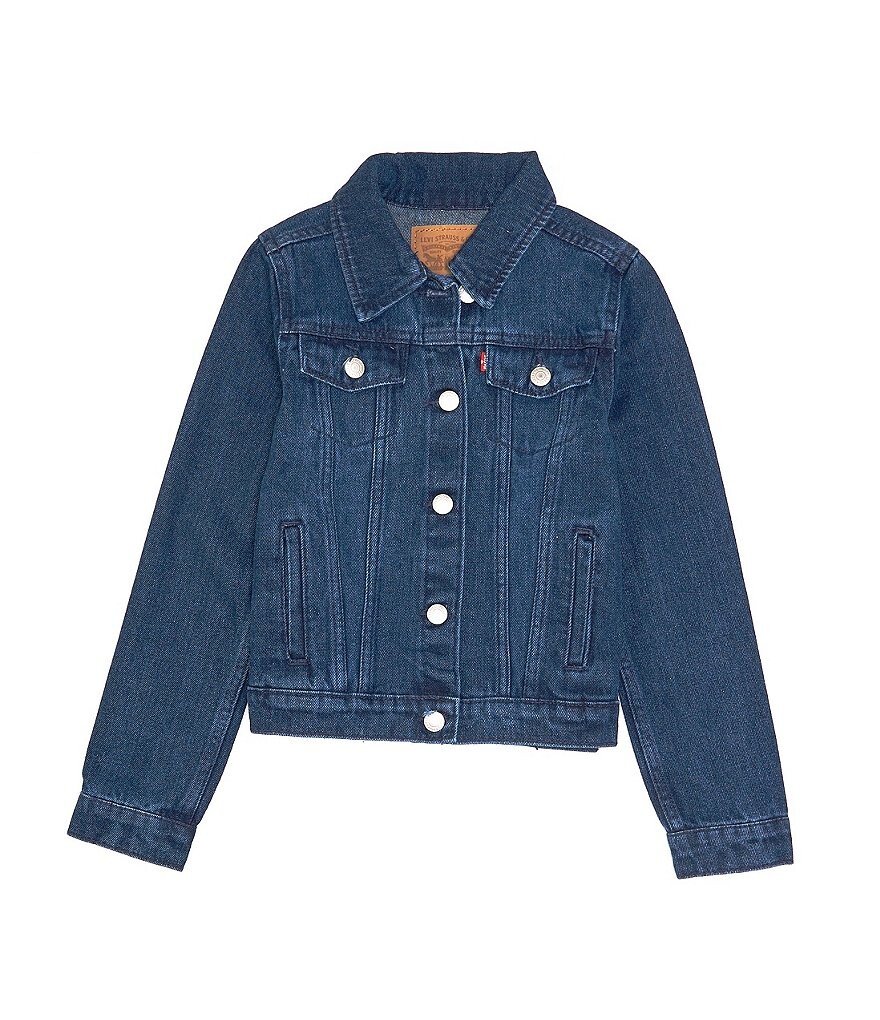 

Джинсовая куртка дальнобойщика Levi's для девочек 7–16 лет, синий