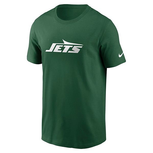 Мужская зеленая футболка New York Jets Primetime Wordmark Essential Nike — фото 3