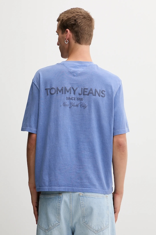 

Хлопковая футболка Tommy Jeans, синий