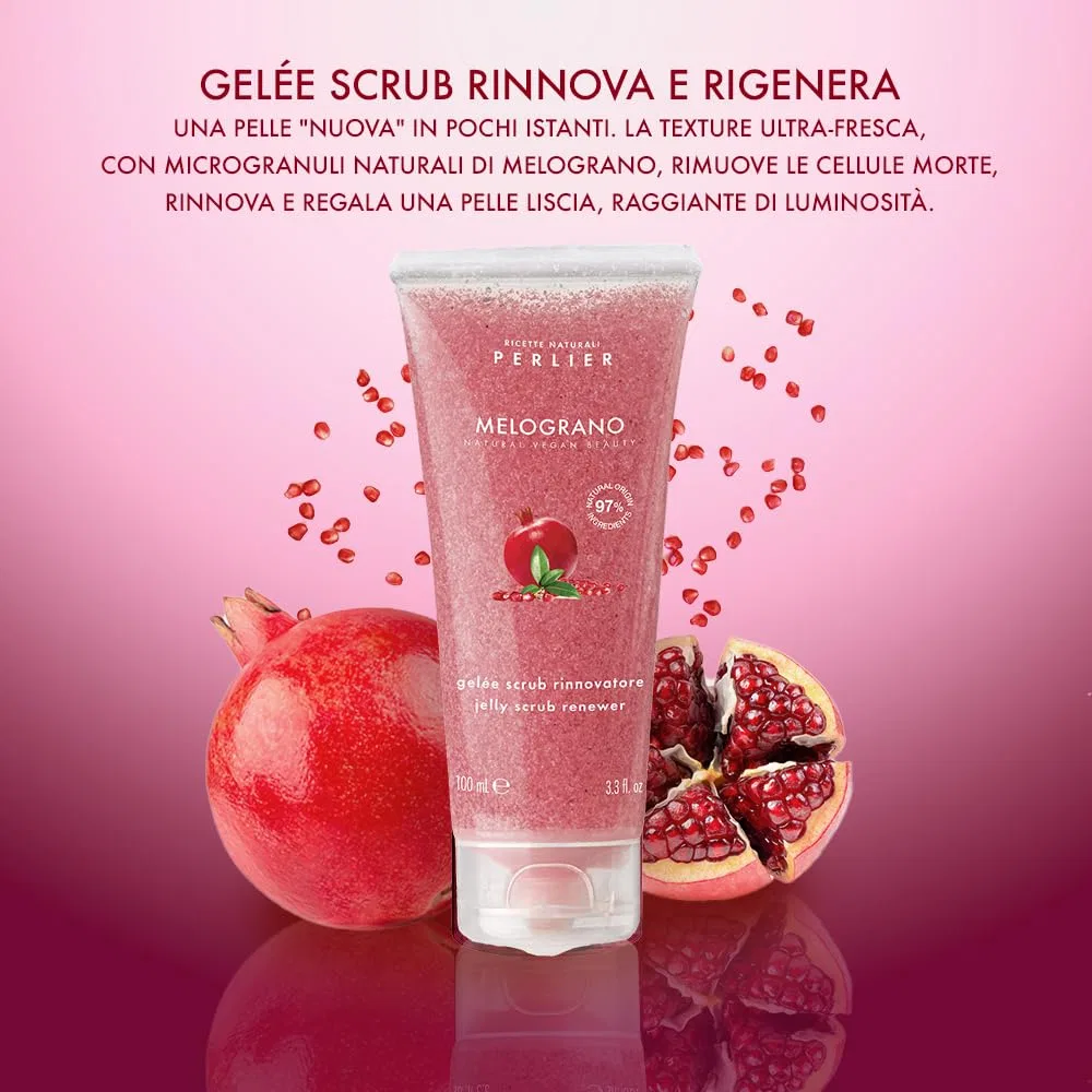 Скраб-желе для лица Perlier Pomegranate Jelly Scrub Face, 100 мл Perlier — фото 2