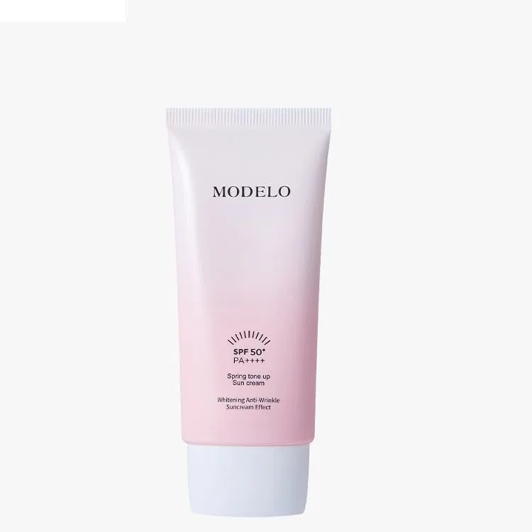 Солнцезащитный крем Spring Tone Up Sun Cream MODELO SPF50+ PA++++ 50 мл Miya Kung
