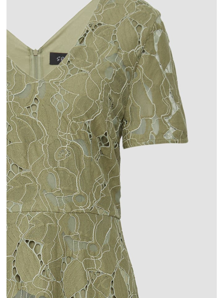 

Короткое платье s.Oliver BLACK LABEL, оливковый