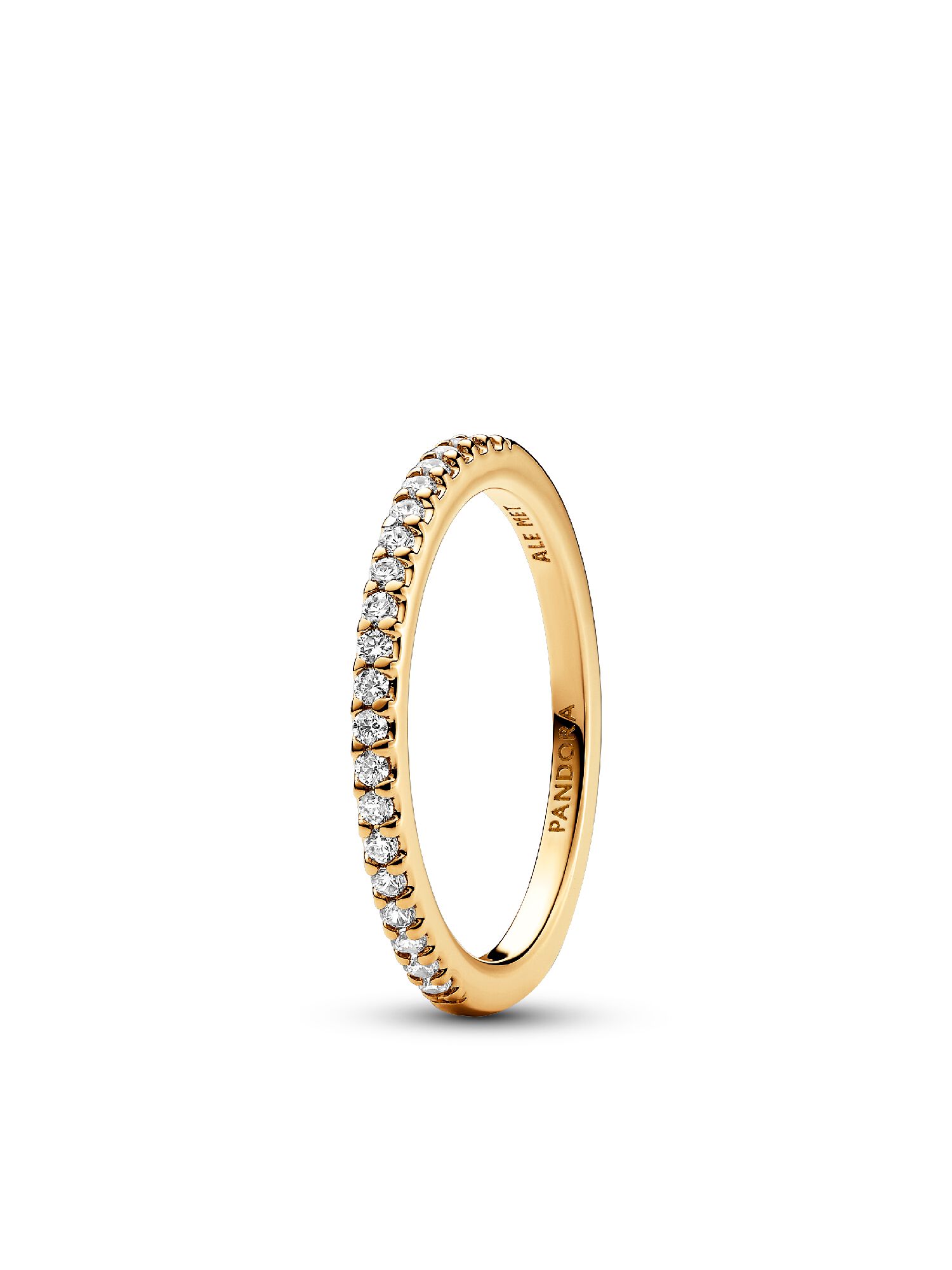 

Комплект колец Playful Love с золотым приподнятым сердцем и сверкающими кольцами Pandora