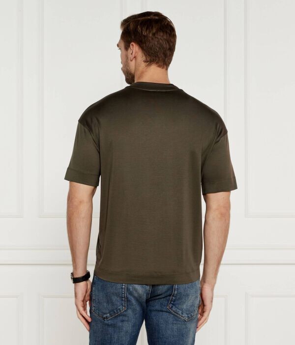Футболка Emporio Armani Regular Fit, зеленый — фото 3