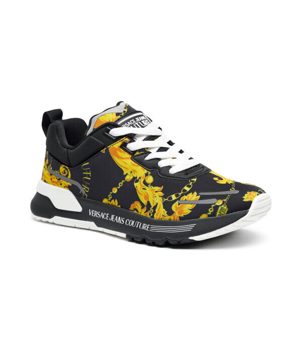 

Кроссовки Versace Jeans Couture с принтом, черный