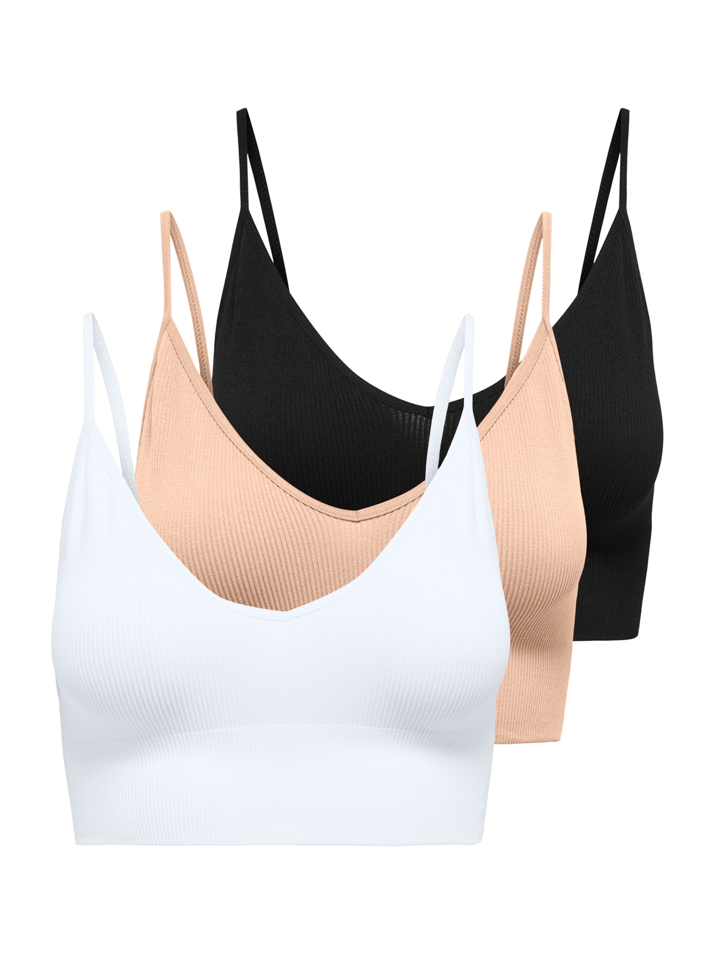 

ONLY Бралетт 'ONLVICKY' в бежевом, черном и белом цветах