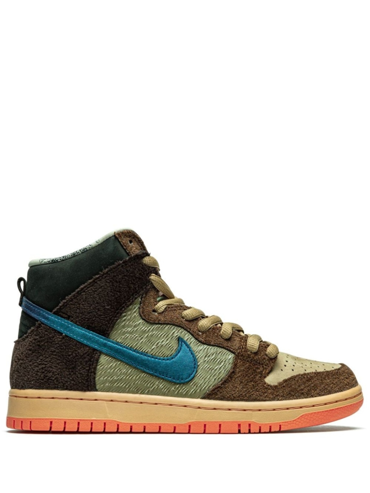 

Nike кроссовки SB Dunk High Turdunken из коллаборации с Concepts, коричневый