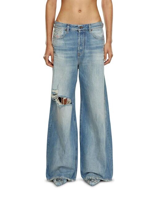 

Женские широкие джинсы D-SIRE 1996 года Diesel, синий