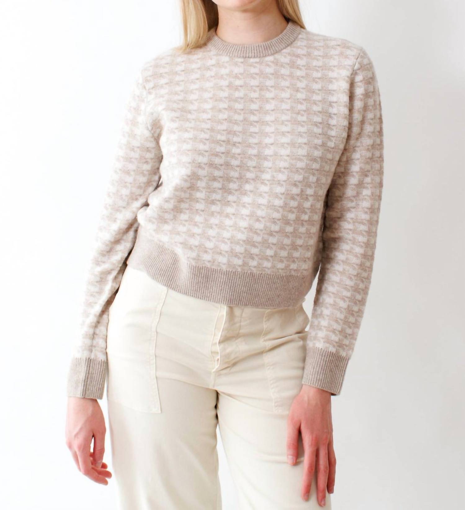 

Джемпер в клетку Sandwisp / Soft White White + Warren