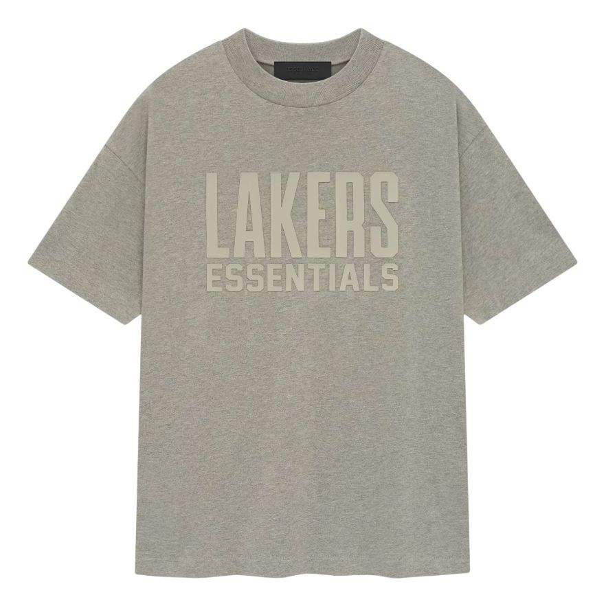 

Футболка Fear of God Essentials x NBA Lakers T-Shirt 'Warm Heather', серый