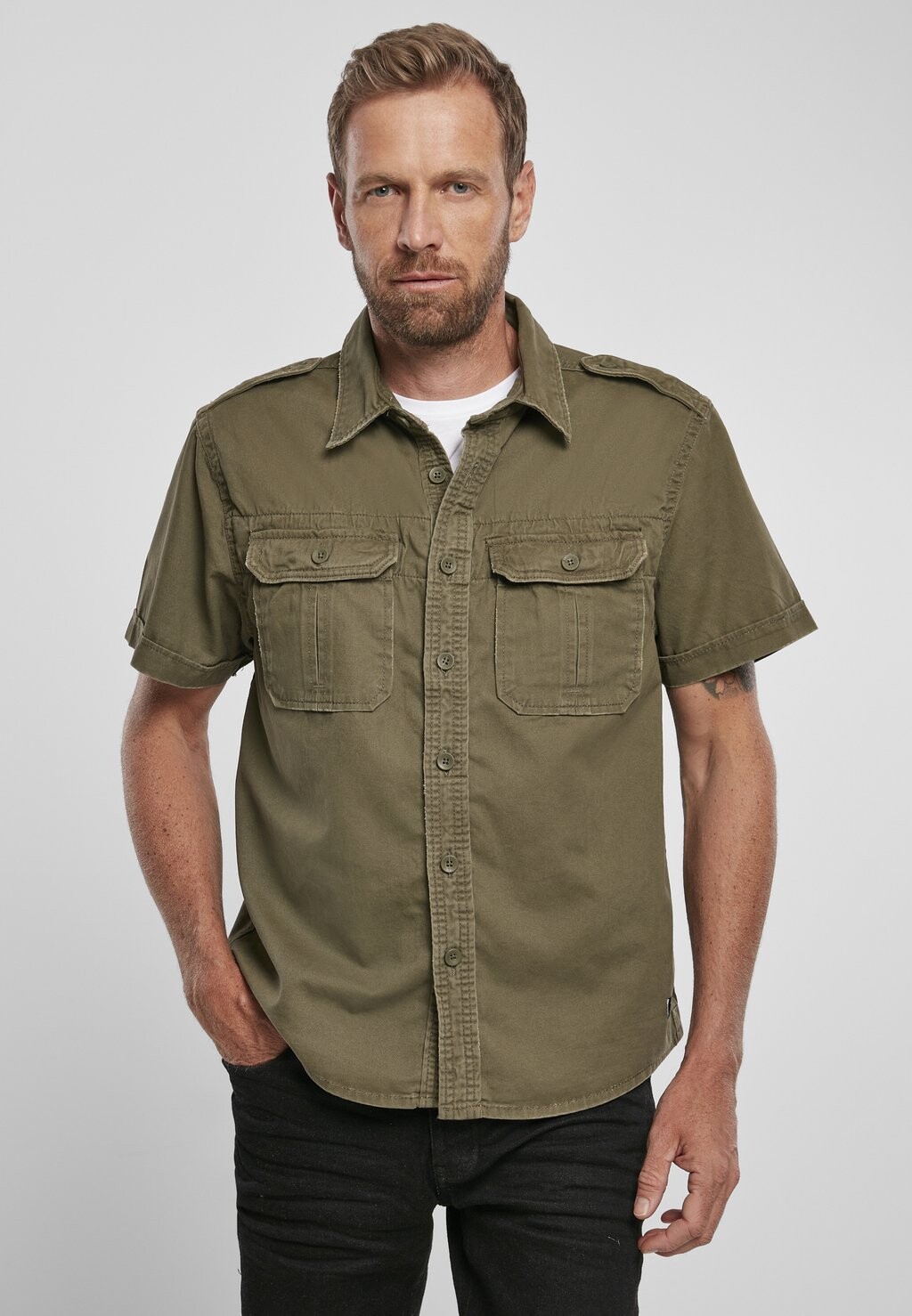 

Рубашка VINTAGE Brandit, цвет olive