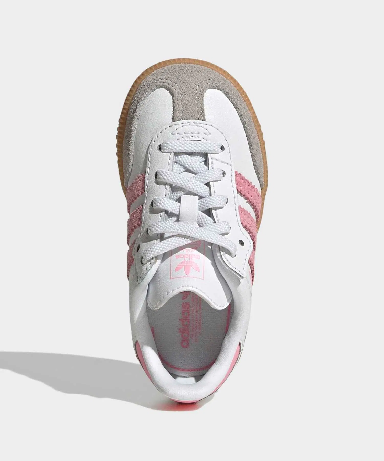Детские кроссовки adidas Samba OG Comfort Closure Elastic Lace белые — фото 2