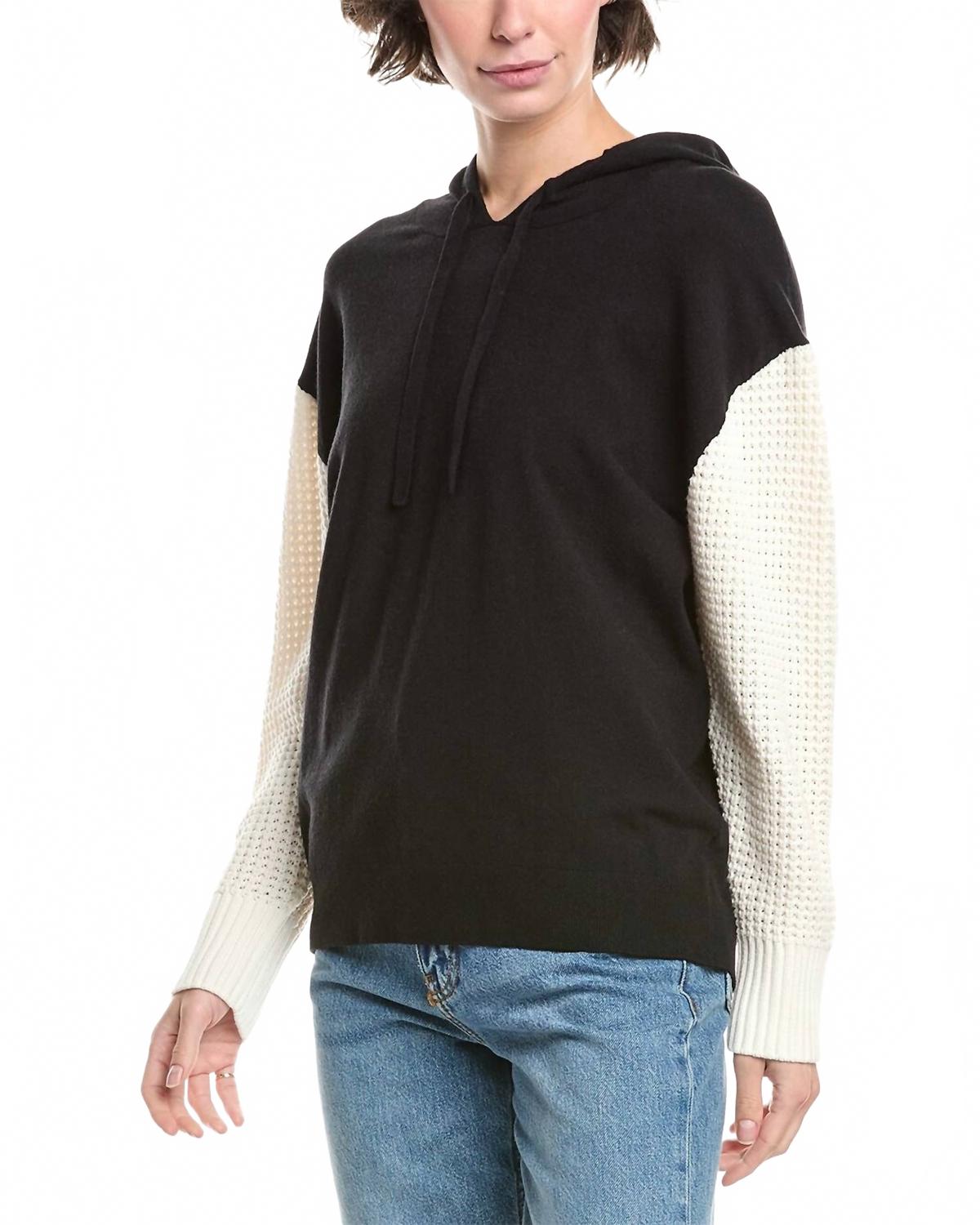 

Толстовка Monaco Plush Hoodie черного/белого цвета Lna, черно-белый