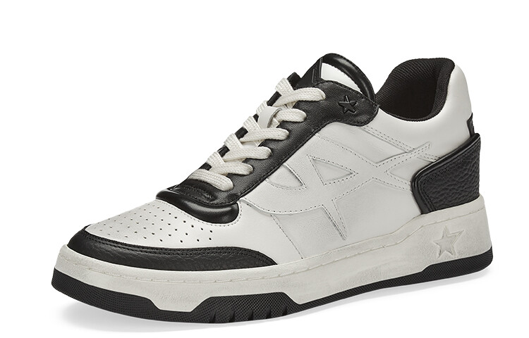 Кроссовки ASH Blake Lace-up Leather Sneakers, белый — фото 2