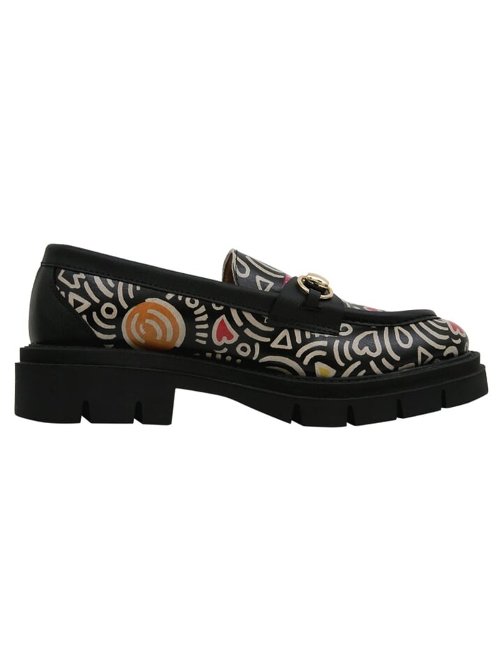 Элегантные туфли на шнуровке Dogo Cindy Halbschuhe - Abstract Outline, черный — фото 3
