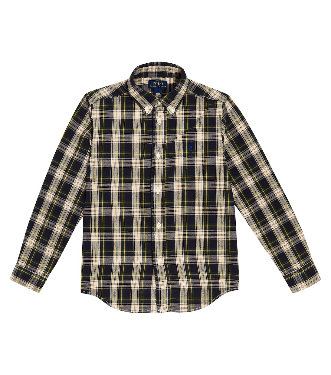 

Рубашка-поло из хлопкового пике Polo Ralph Lauren Kids, мультиколор