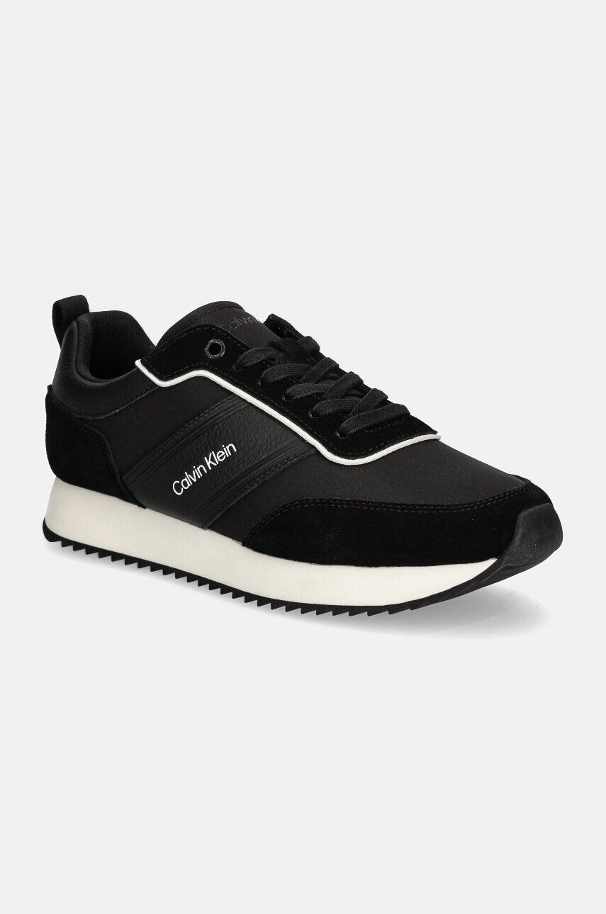 

Кроссовки Calvin Klein LOW TOP LACE UP MIX, черный