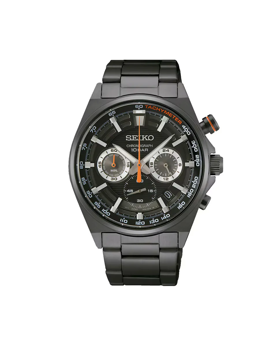 

Neo Sports SSB399P1 стальные мужские часы с черным ремешком Seiko, черный