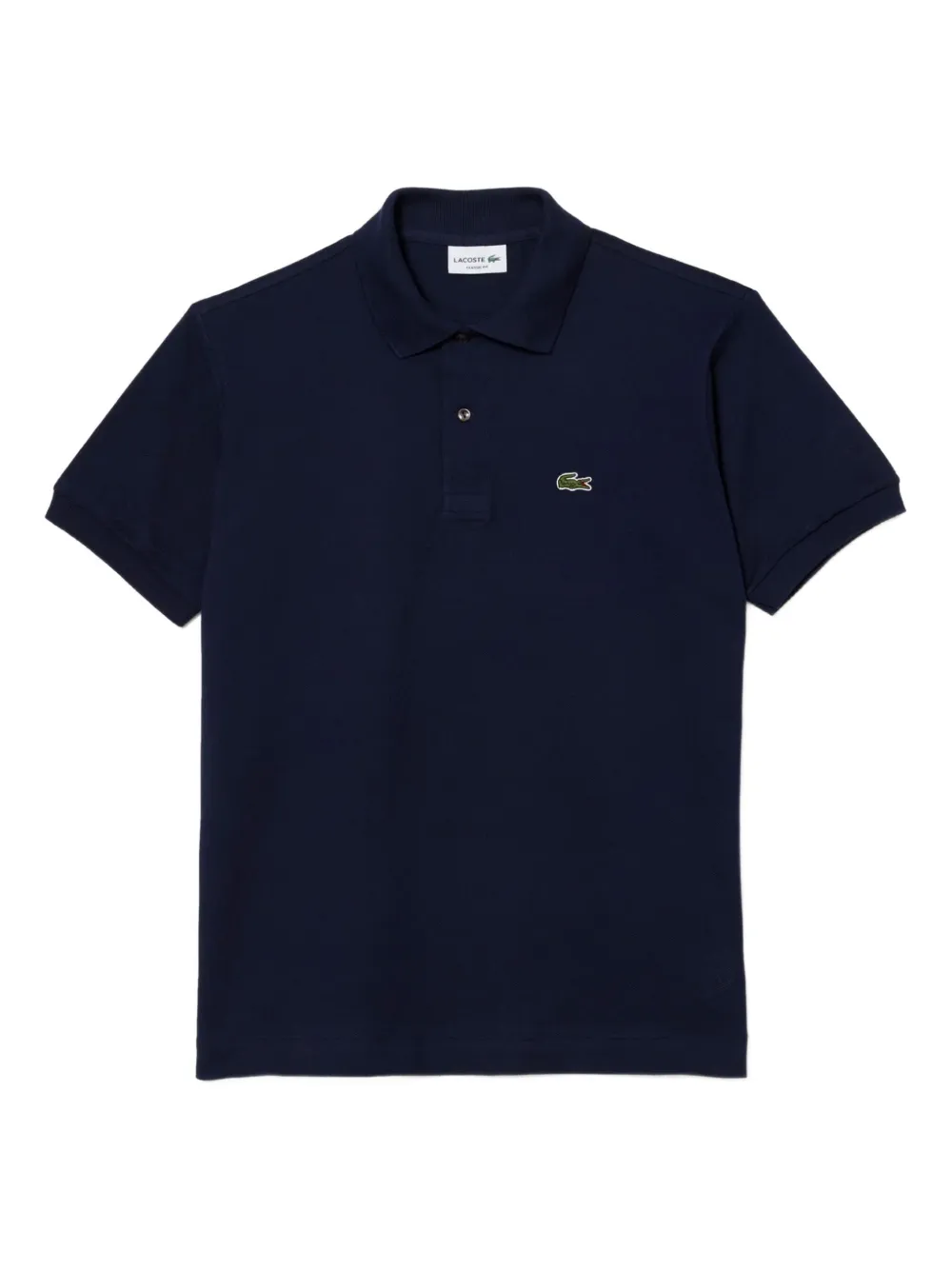 

Рубашка поло с вышивкой Lacoste, синий