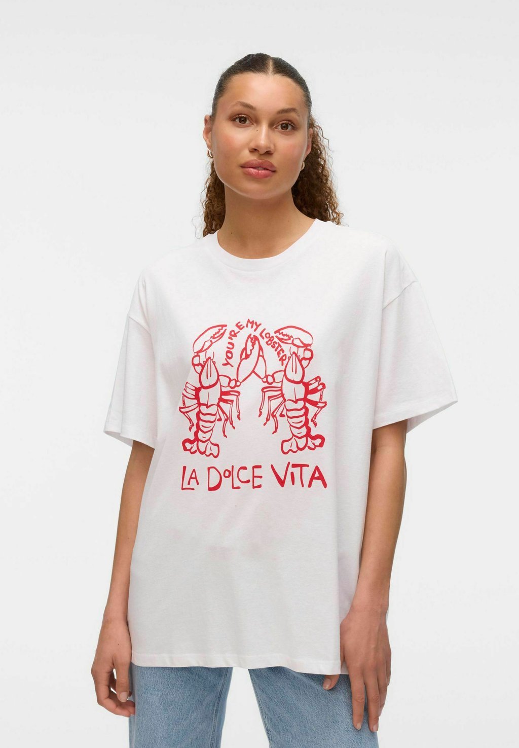 

Футболка с принтом VMBAYLEIGH Vero Moda, кремовый