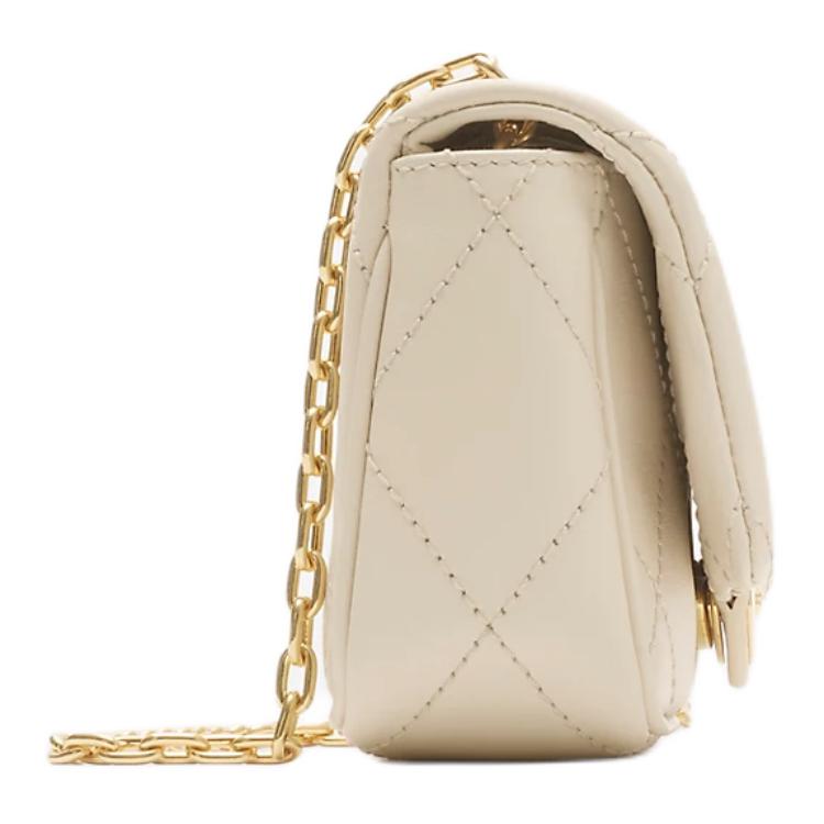 Burberry Сумка через плечо мини Strand Calfskin, женская, белая — фото 2
