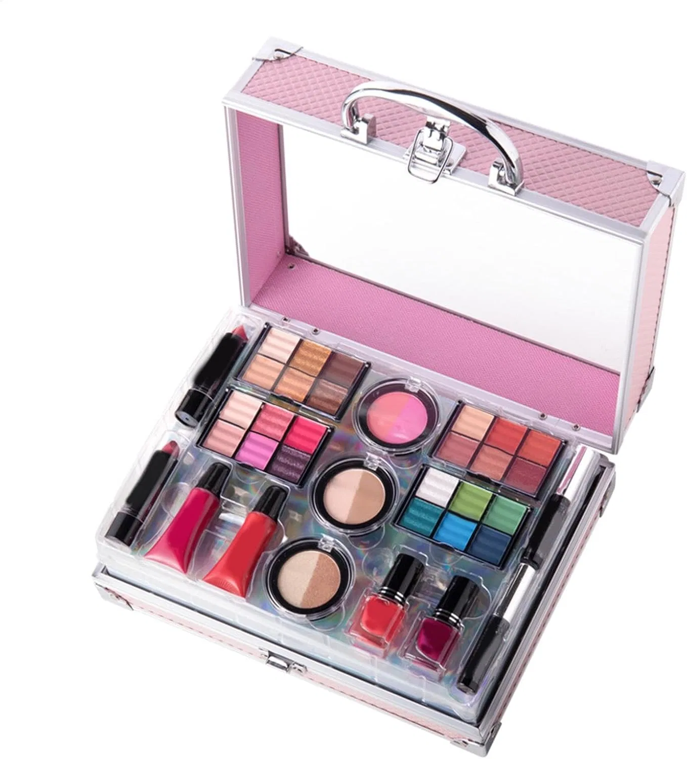 Набор косметики Complete Makeup Kit Generic, розовый — фото 4