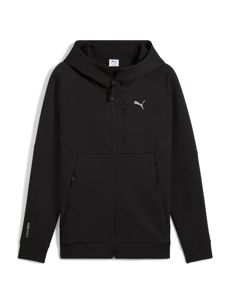 

Спортивная толстовка с капюшоном на молнии PUMA PUMATECH, черный