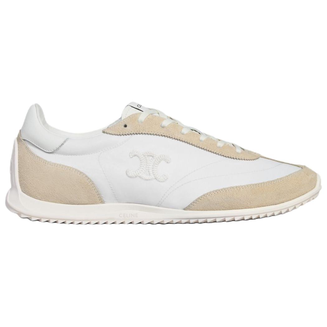 Кроссовки Racer Triomphe низкие повседневные мужские beige CELINE, бежевый — фото 3