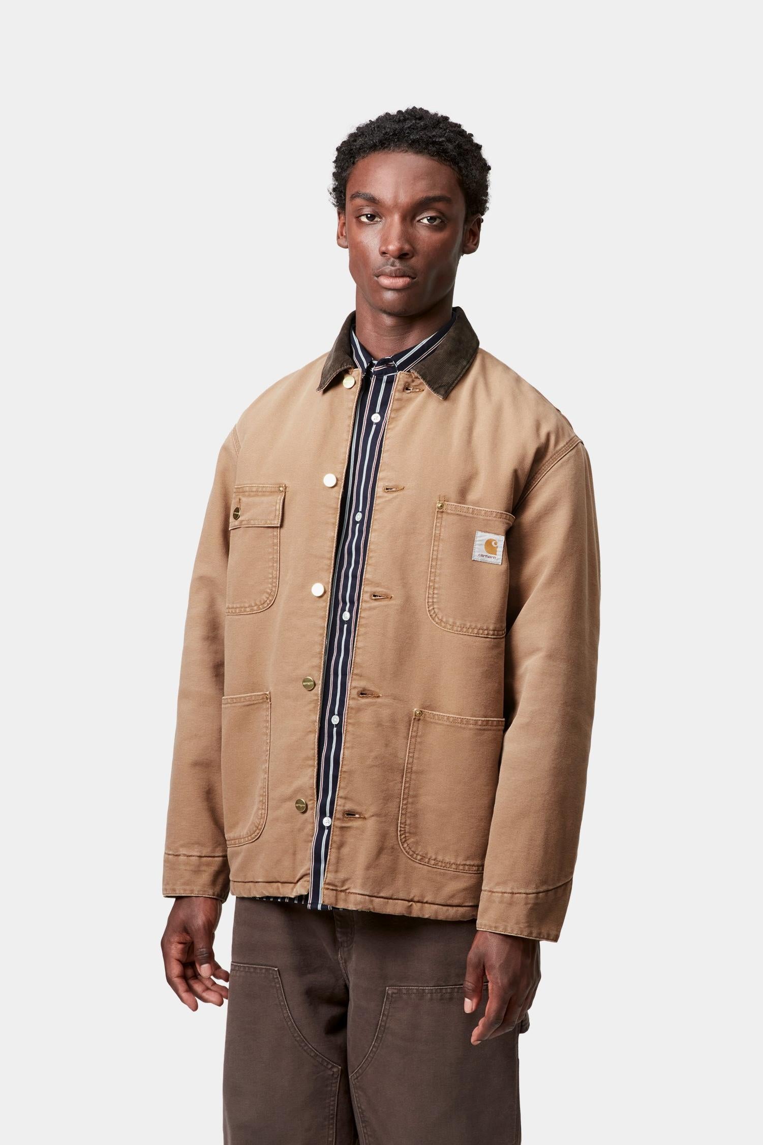 

Рабочее пальто OG Chore (зимнее) из органического хлопка Dearborn Canvas (100%) Carhartt, коричневый