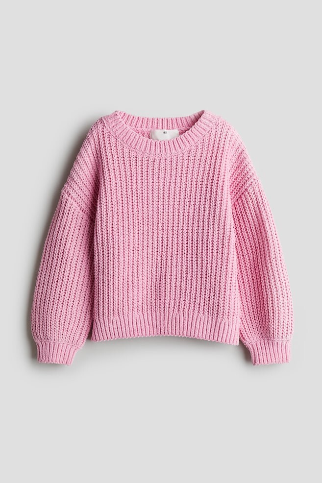 

Свитер из синели H&M, розовый