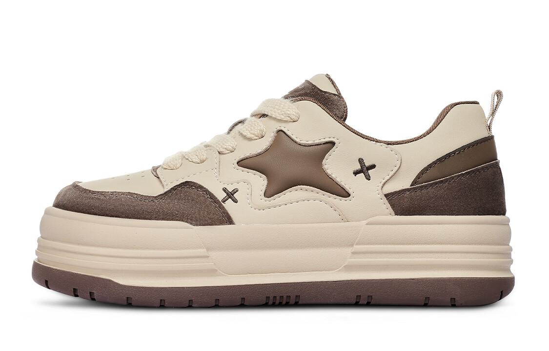 

Кроссовки CВ°BANNER Skateboard Shoes Women's Low-Top Brown, коричневый