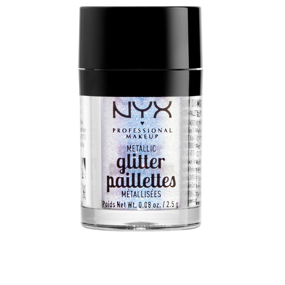 

Тени для век Glitter pailletes metallic glitter eyeshadow Nyx professional make up, 2,50 г, lumi-lite