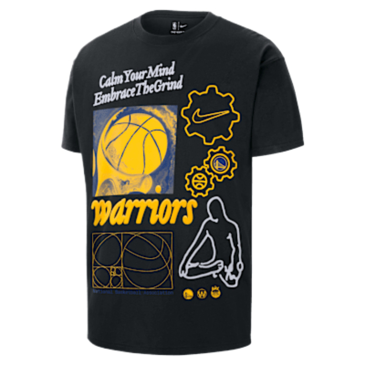 

Nike Футболка мужская nba golden state warriors max90